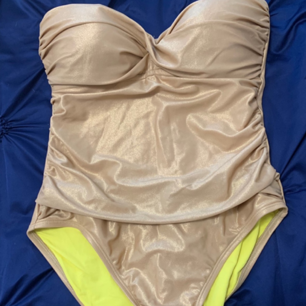 La Blanca Gold One Piece